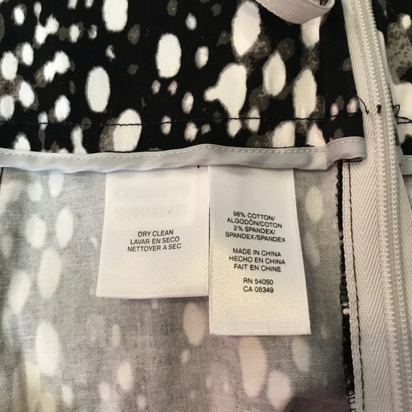 Like New Anne Klein Sexy/Classy Print Skirt-8 - Picture 5 of 5